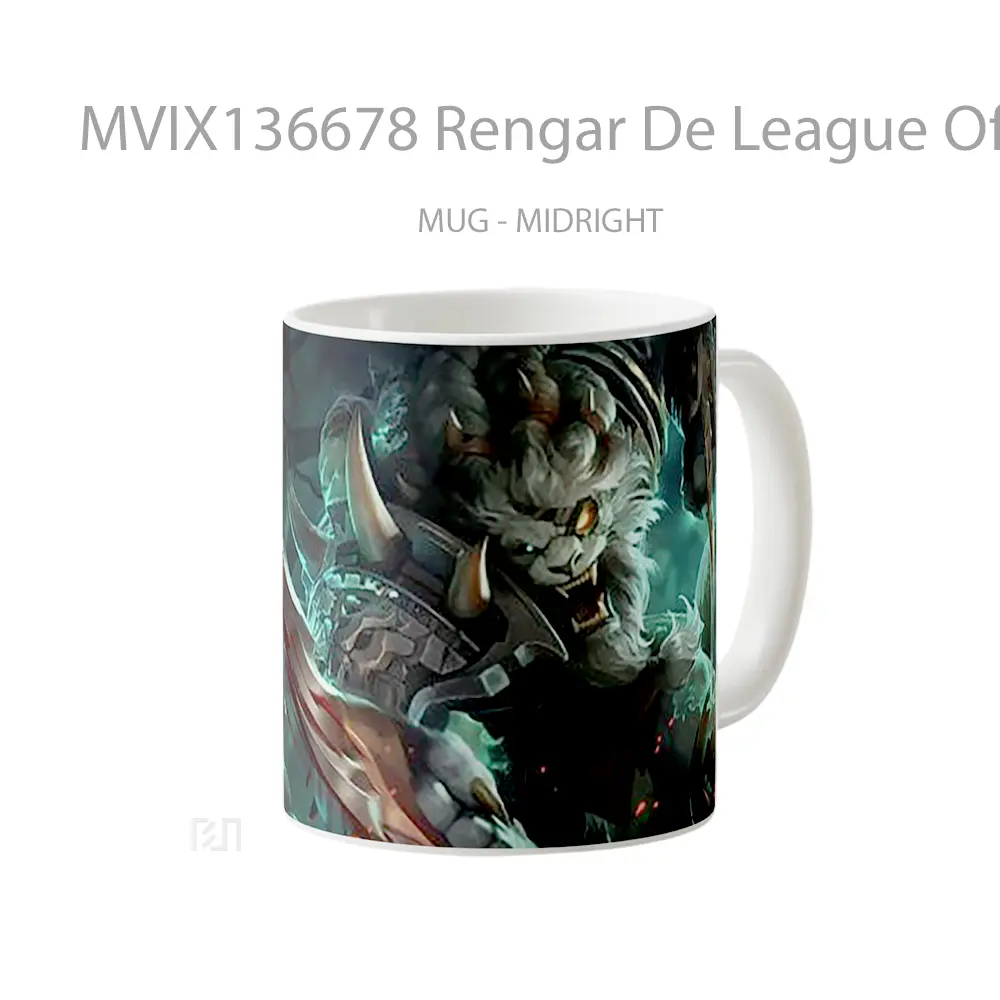 Mug Rengar De League Of Legends Cangkir Gamer - All-side / Desain