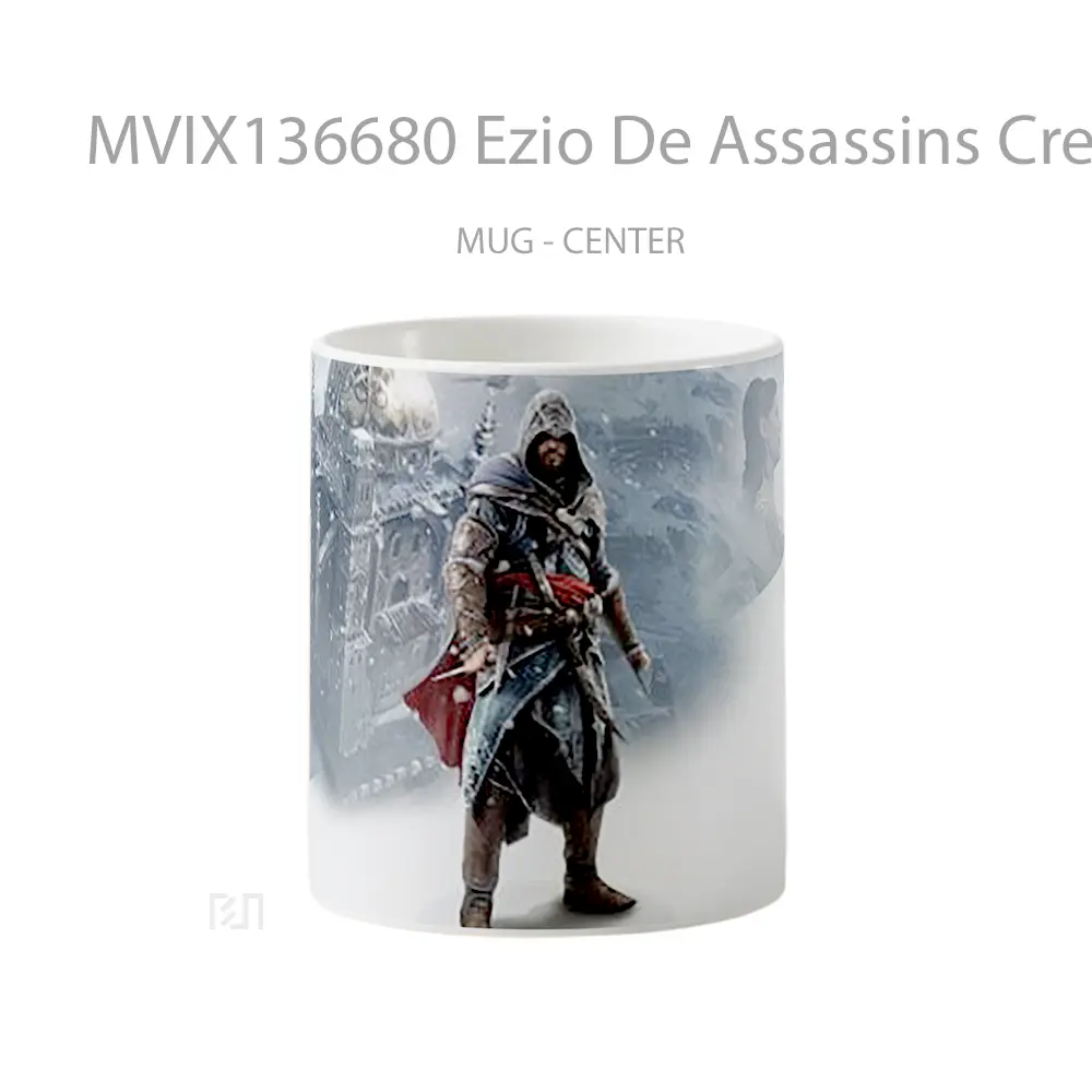 Mug Ezio De Assassins Creed Revelations Cangkir Gamer