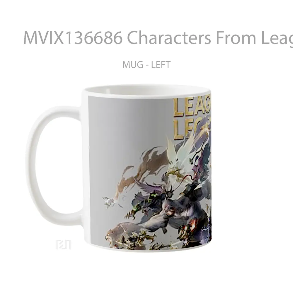 Mug Characters From League Of Legends V1 Cangkir Gamer - All-side / Desain