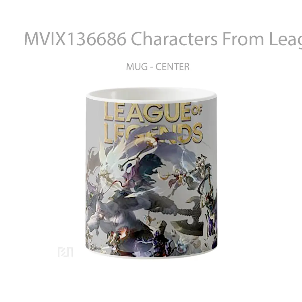Mug Characters From League Of Legends V1 Cangkir Gamer