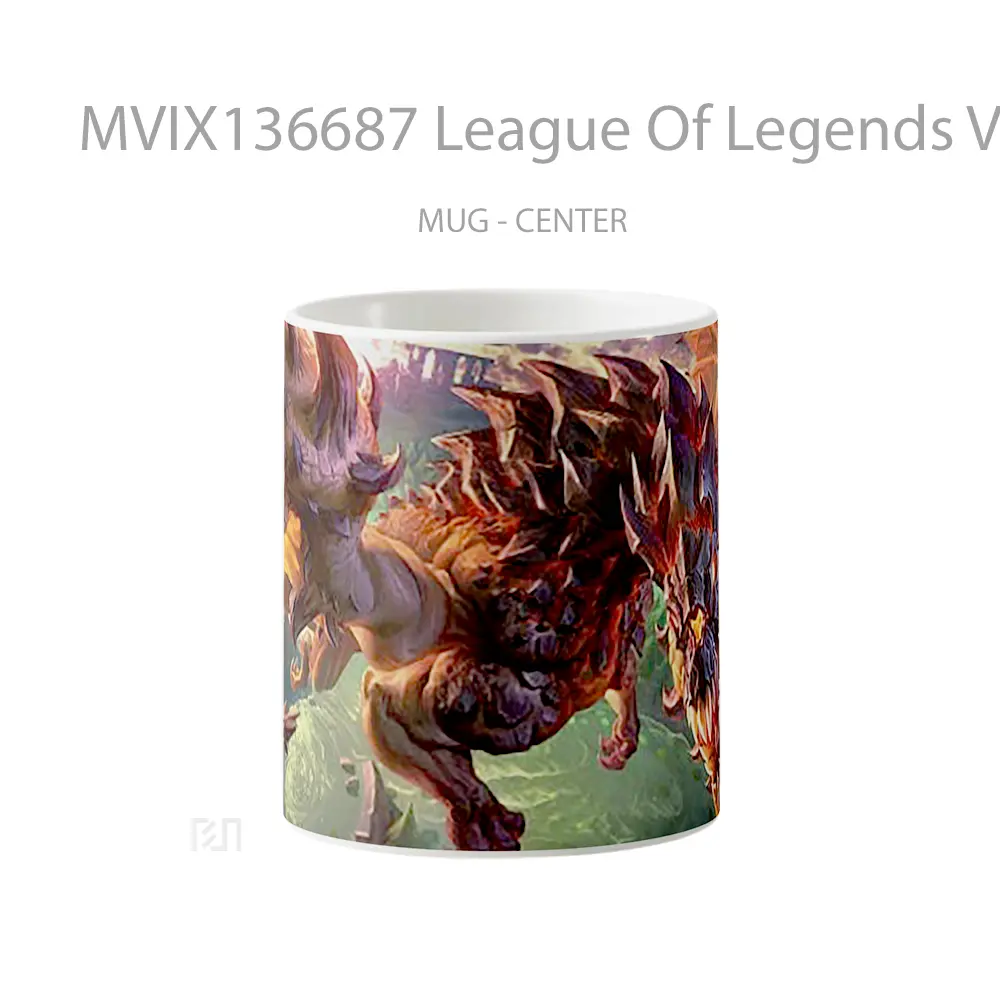 Mug League Of Legends V2 Cangkir Gamer