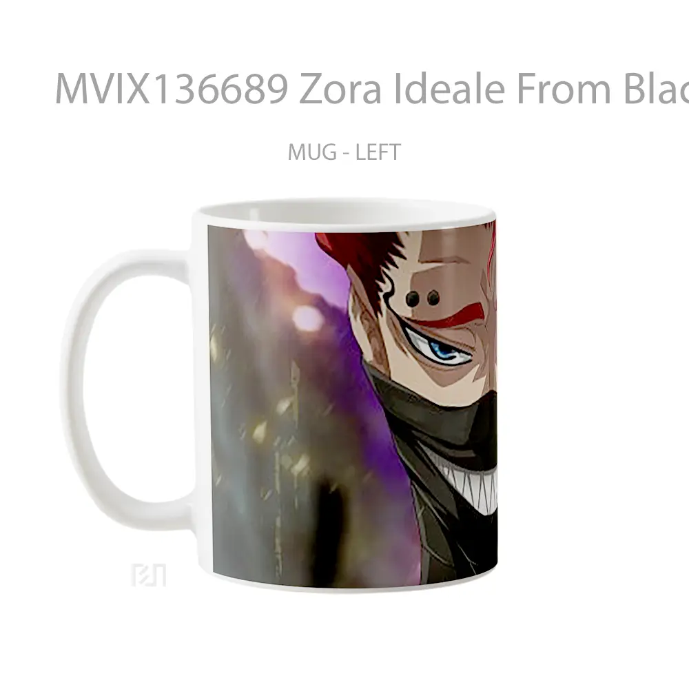 Mug Zora Ideale From Black Clover Gelas Keramik Unik - All-side / Desain