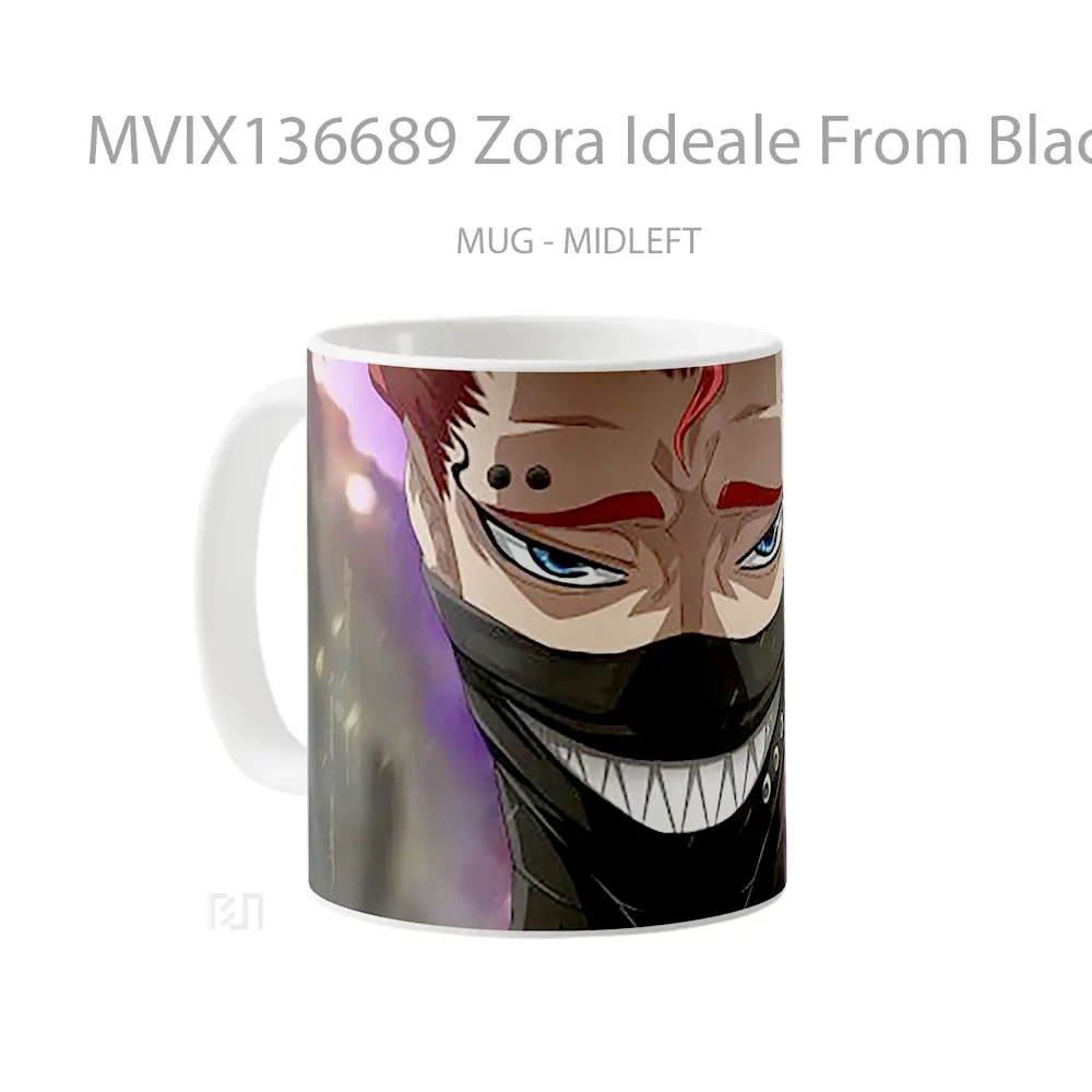 Mug Zora Ideale From Black Clover Gelas Keramik Unik - All-side / Desain