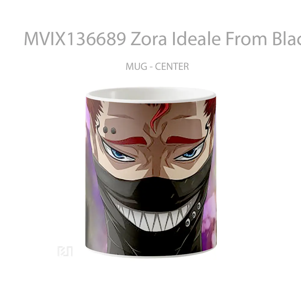 Mug Zora Ideale From Black Clover Gelas Keramik Unik