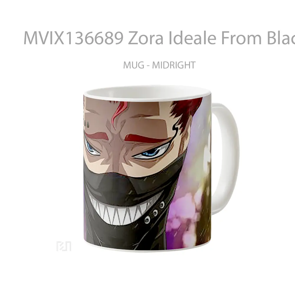 Mug Zora Ideale From Black Clover Gelas Keramik Unik - All-side / Desain