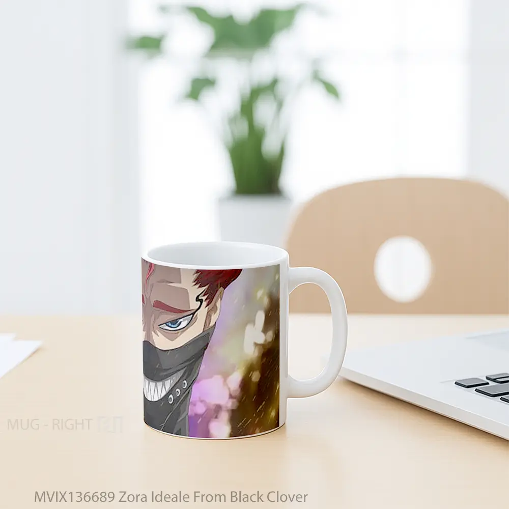 Mug Zora Ideale From Black Clover Gelas Keramik Unik - All-side / Desain