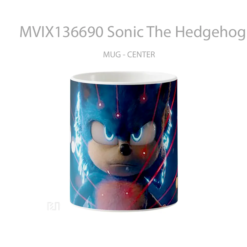 Mug Sonic The Hedgehog Movie V2 Gelas Keramik Unik