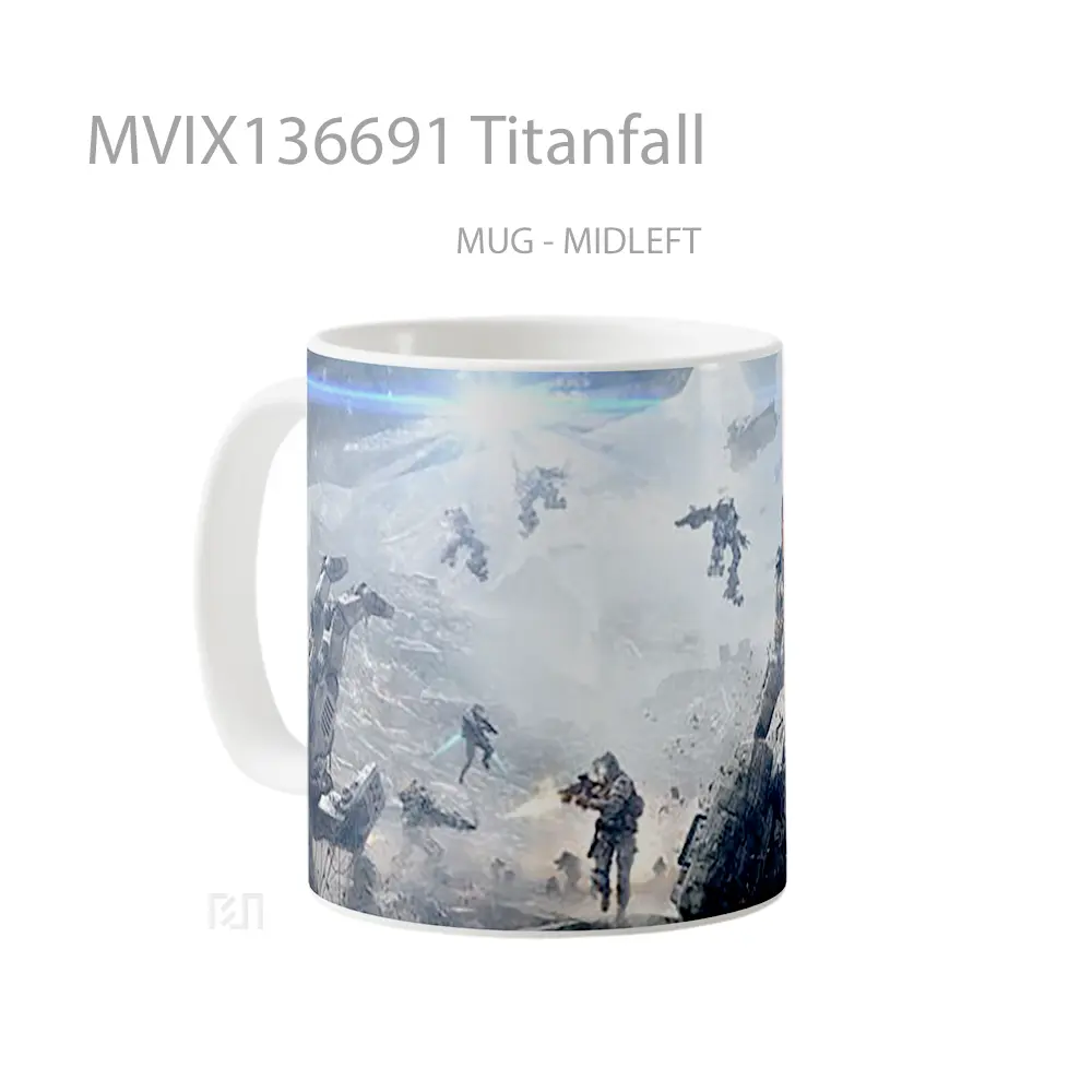 Mug Titanfall Gelas Keramik Unik - All-side / Desain