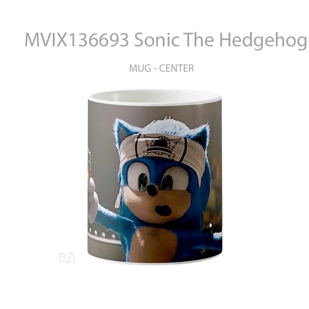 Mug Sonic The Hedgehog Nunchucks Gelas Keramik Unik