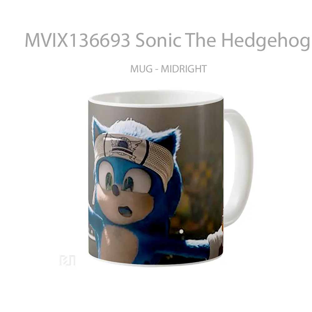 Mug Sonic The Hedgehog Nunchucks Gelas Keramik Unik - All-side / Desain