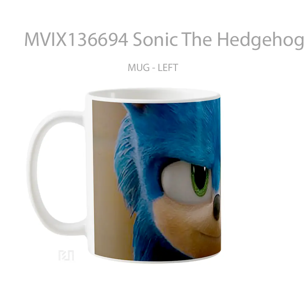 Mug Sonic The Hedgehog Movie V4 Gelas Keramik Unik - All-side / Desain