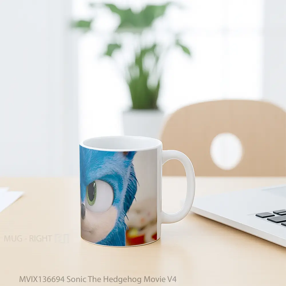 Mug Sonic The Hedgehog Movie V4 Gelas Keramik Unik - All-side / Desain