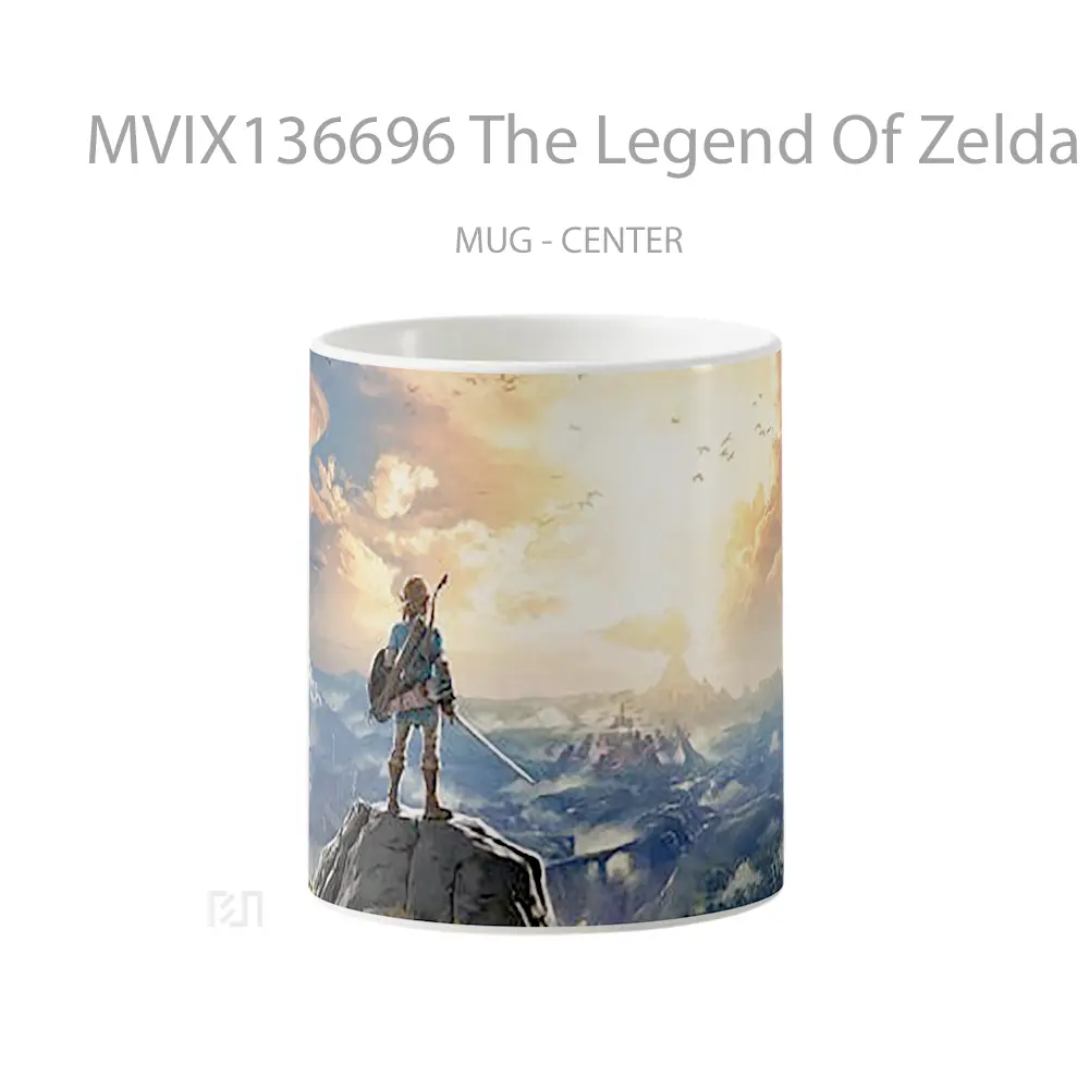 Mug The Legend Of Zelda Breath Of The Wild V1 Gelas Keramik Unik