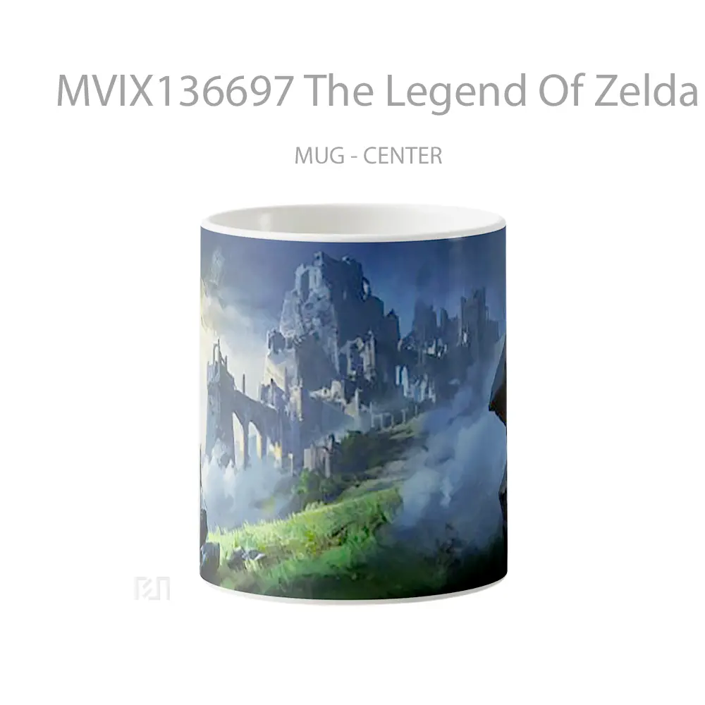 Mug The Legend Of Zelda Breath Of The Wild V2 Gelas Keramik Unik