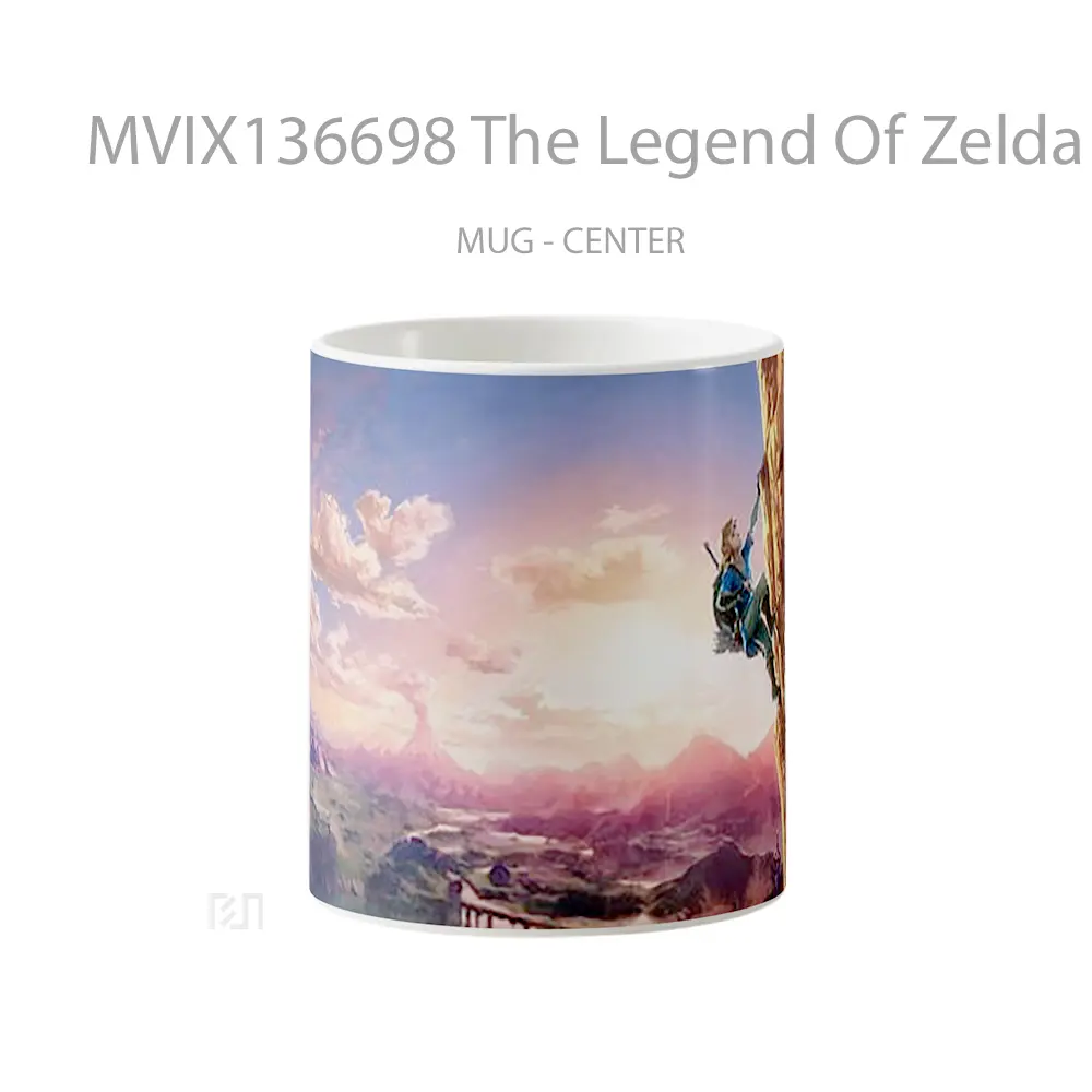 Mug The Legend Of Zelda Breath Of The Wild V3 Gelas Keramik Unik