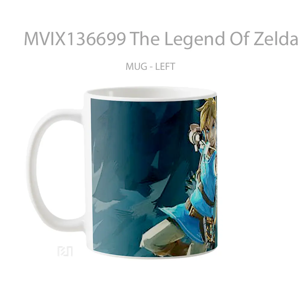 Mug The Legend Of Zelda Gelas Keramik Unik - All-side / Desain