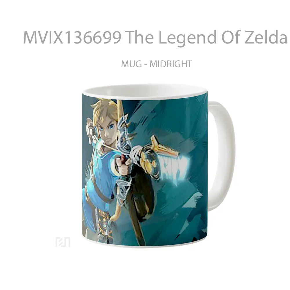 Mug The Legend Of Zelda Gelas Keramik Unik - All-side / Desain