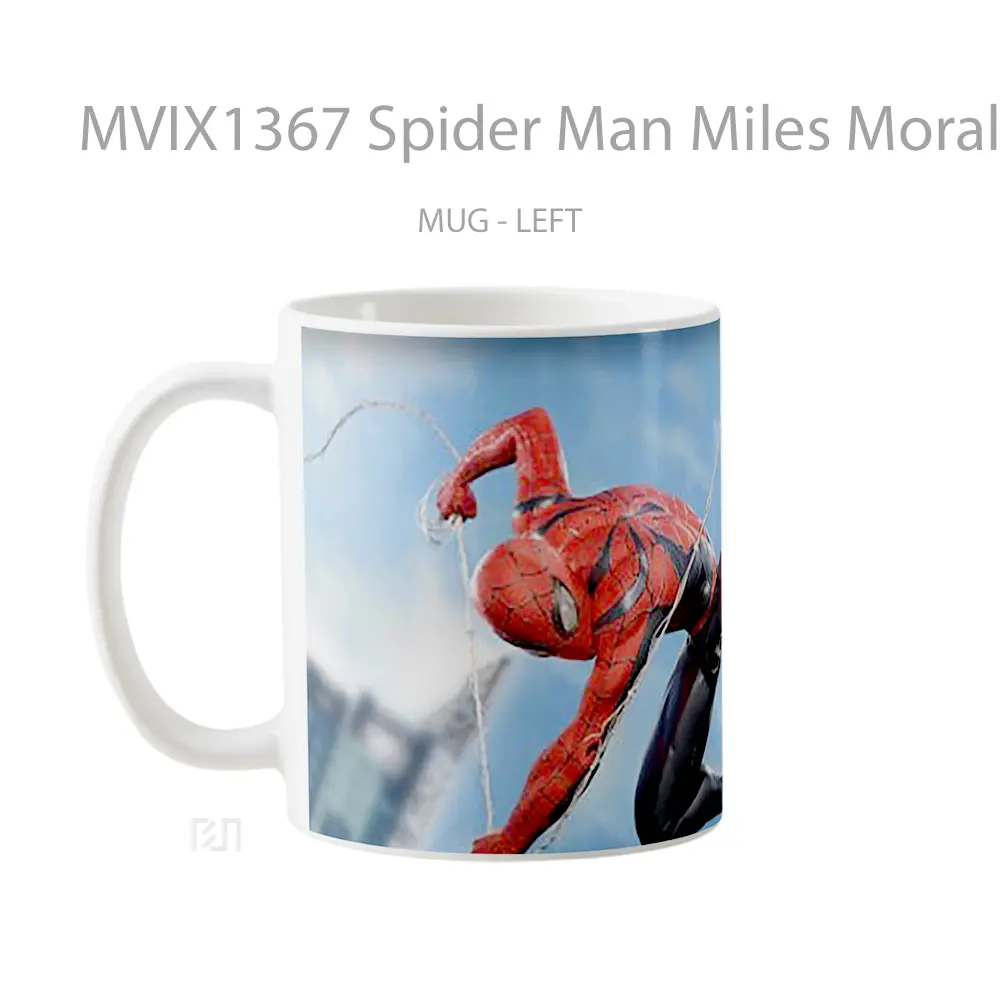Mug Spider Man Miles Morales V1 Gelas Superhero - All-side / Desain