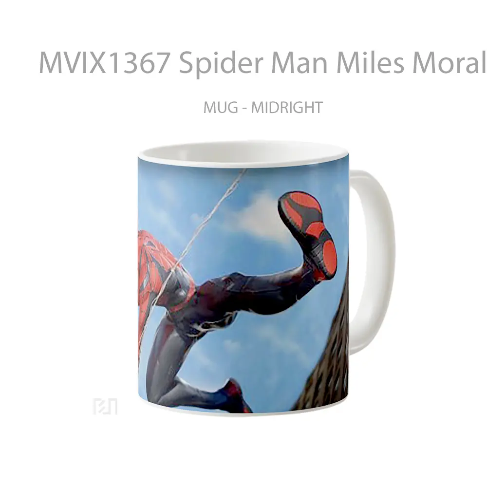 Mug Spider Man Miles Morales V1 Gelas Superhero - All-side / Desain