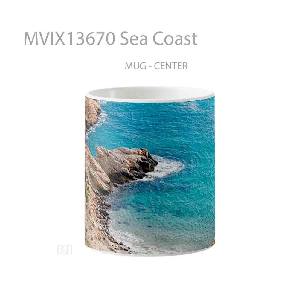 Mug Sea Coast Gelas Pemandangan Alam