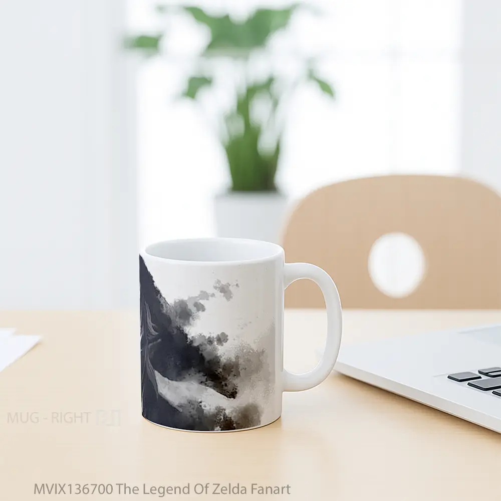 Mug The Legend Of Zelda Fanart Gelas Keramik Unik - All-side / Desain