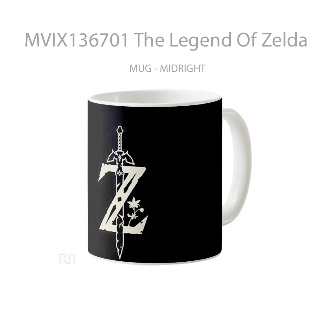 Mug The Legend Of Zelda Minimalist Gelas Seni Modern - All-side / Desain
