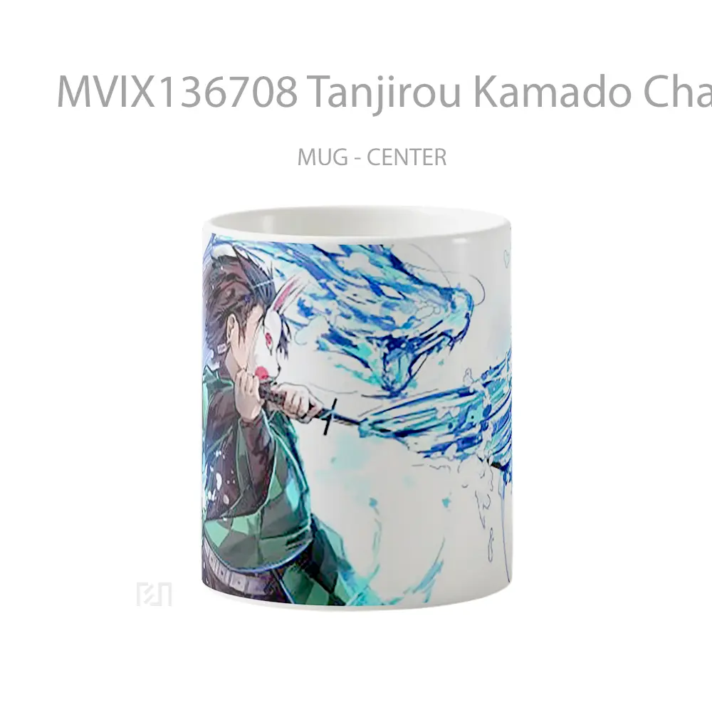 Mug Tanjirou Kamado Character From Demon Slayer V2 Cangkir Anime