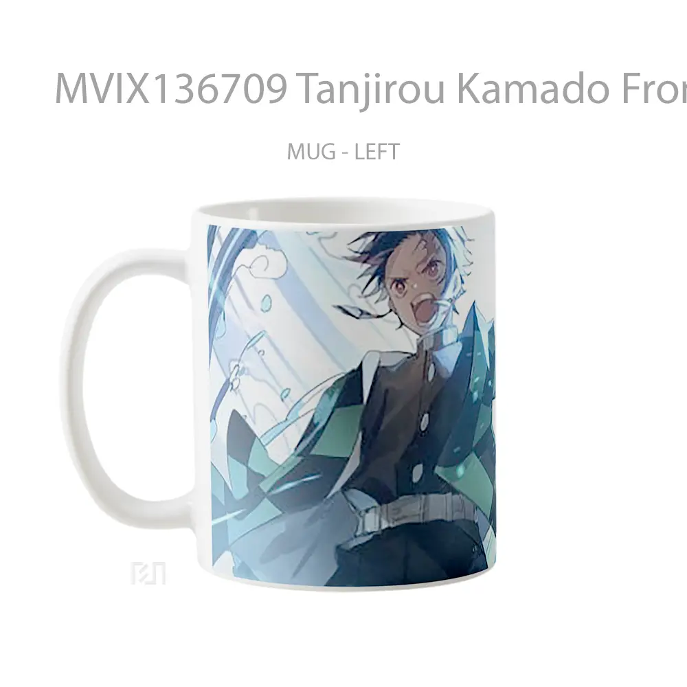 Mug Tanjirou Kamado From Demon Slayer V2 Cangkir Anime - All-side / Desain