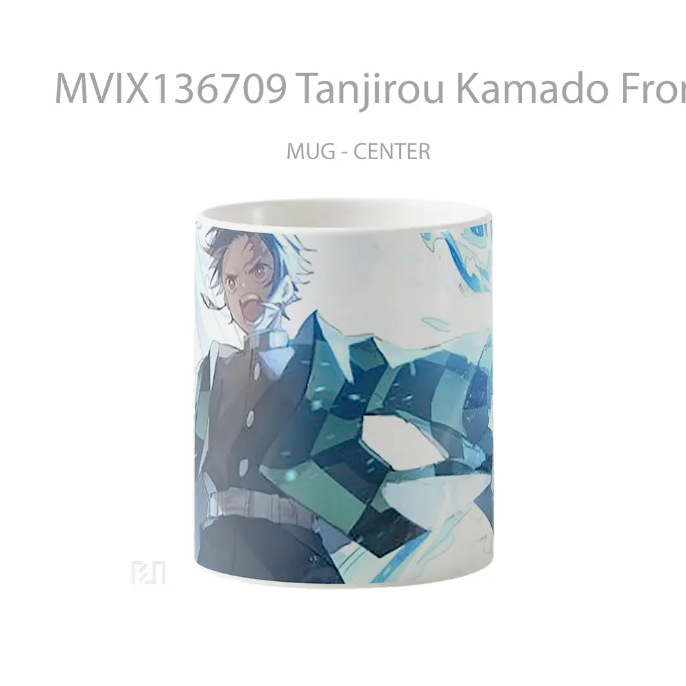 Mug Tanjirou Kamado From Demon Slayer V2 Cangkir Anime