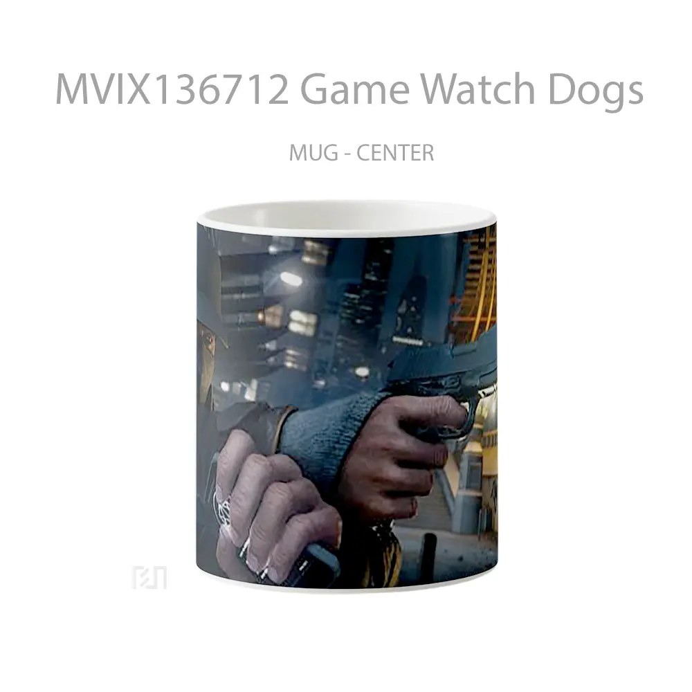 Mug Game Watch Dogs Cangkir Gamer
