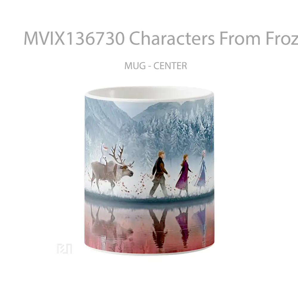 Mug Characters From Frozen Walking Gelas Keramik Unik