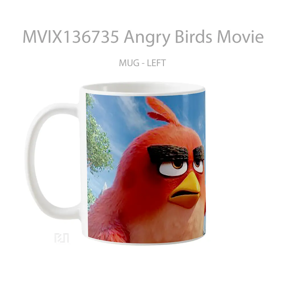 Mug Angry Birds Movie Gelas Hewan Lucu - All-side / Desain