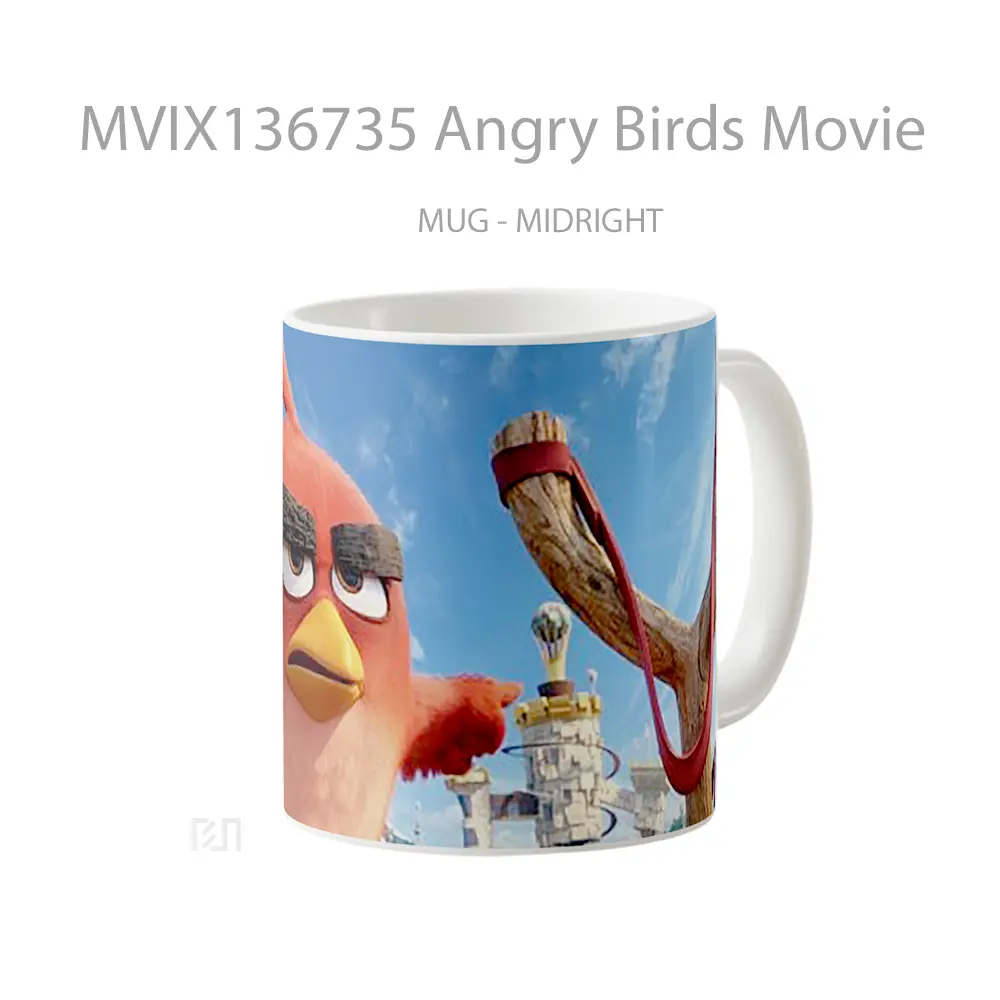 Mug Angry Birds Movie Gelas Hewan Lucu - All-side / Desain
