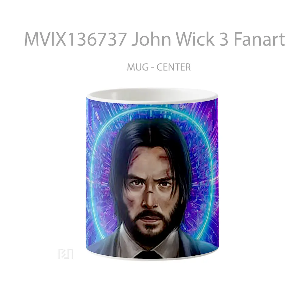 Mug John Wick 3 Fanart Gelas Keramik Unik