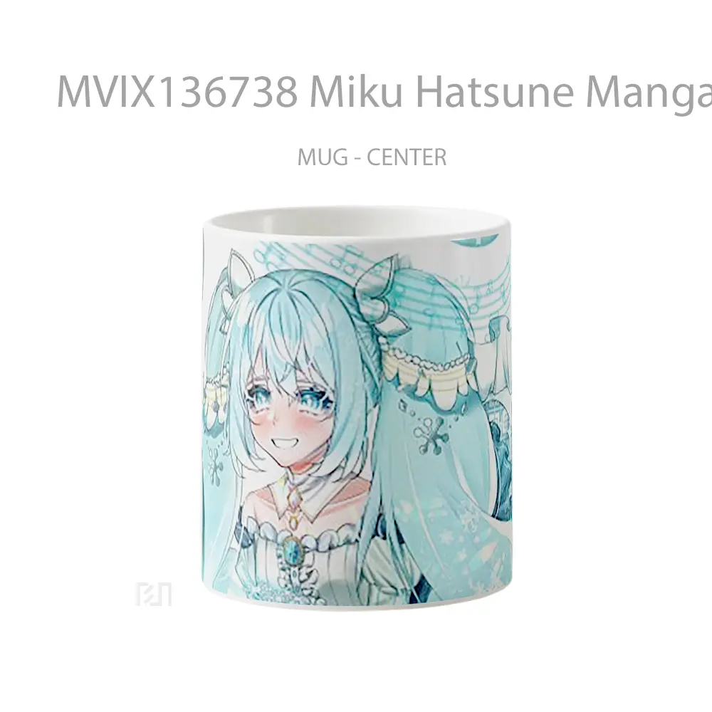 Mug Miku Hatsune Manga Cangkir Anime