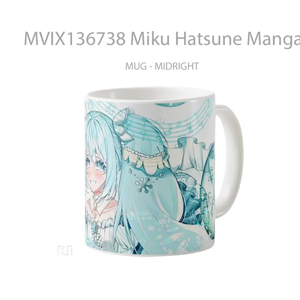 Mug Miku Hatsune Manga Cangkir Anime - All-side / Desain