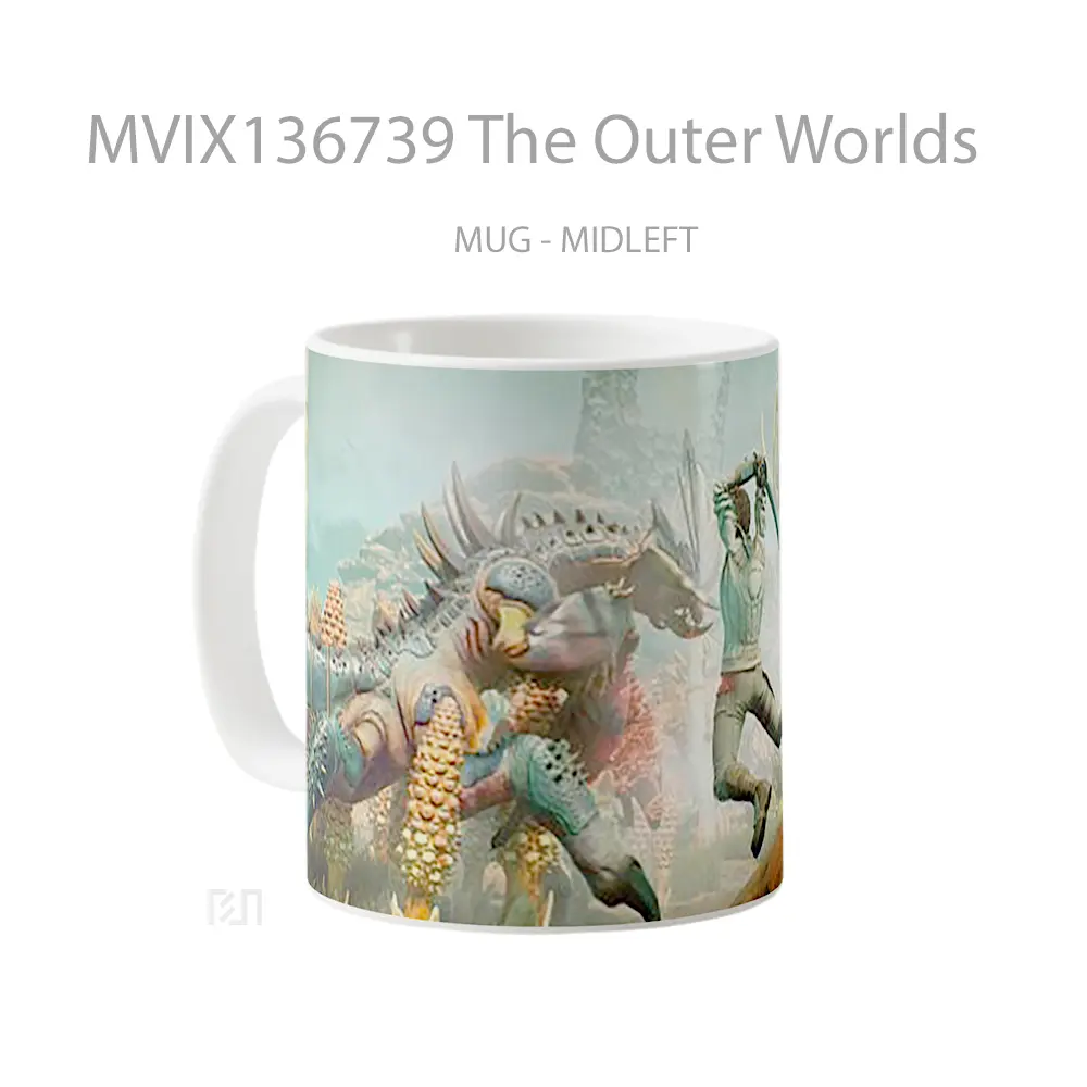 Mug The Outer Worlds Gelas Keramik Unik - All-side / Desain