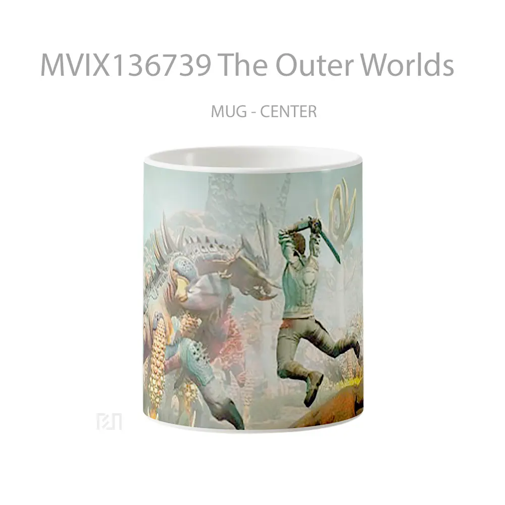 Mug The Outer Worlds Gelas Keramik Unik