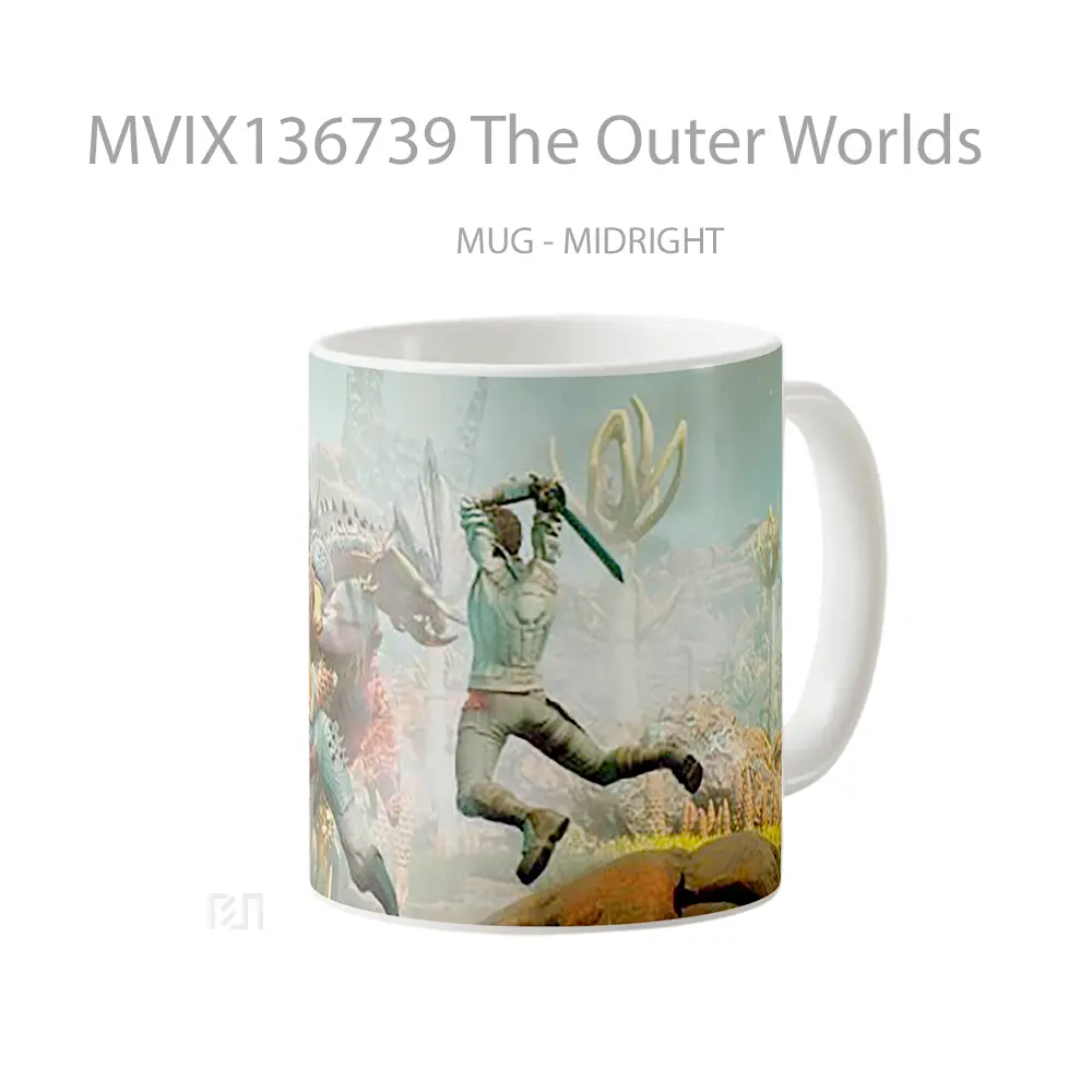 Mug The Outer Worlds Gelas Keramik Unik - All-side / Desain