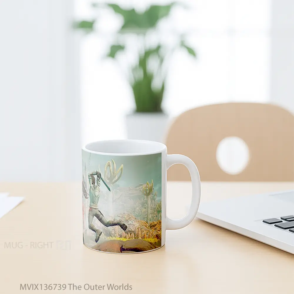 Mug The Outer Worlds Gelas Keramik Unik - All-side / Desain