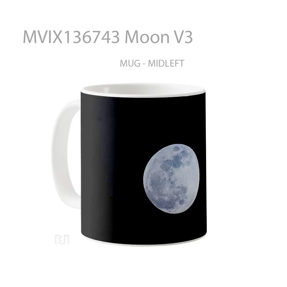 Mug Moon V3 Gelas Astronomi - All-side / Desain