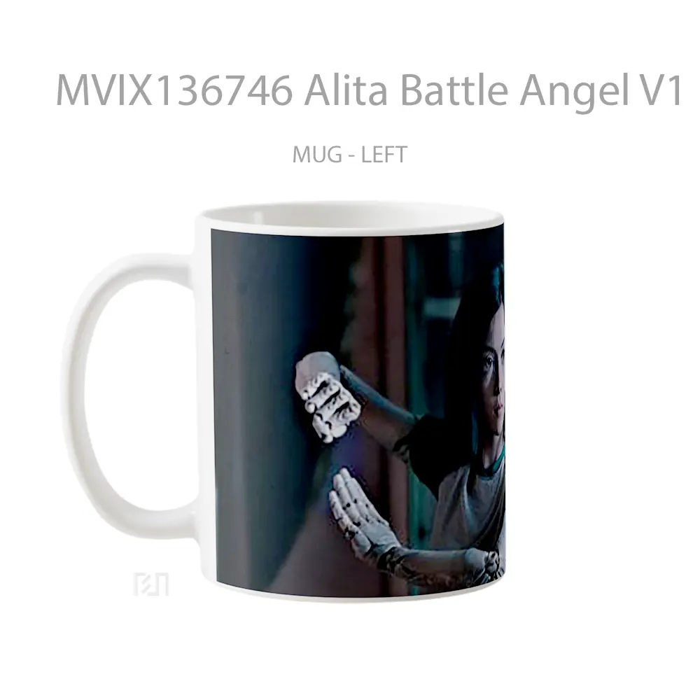 Mug Alita Battle Angel V1 Gelas Fantasi - All-side / Desain