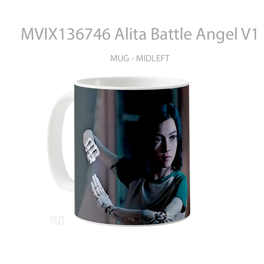 Mug Alita Battle Angel V1 Gelas Fantasi - All-side / Desain