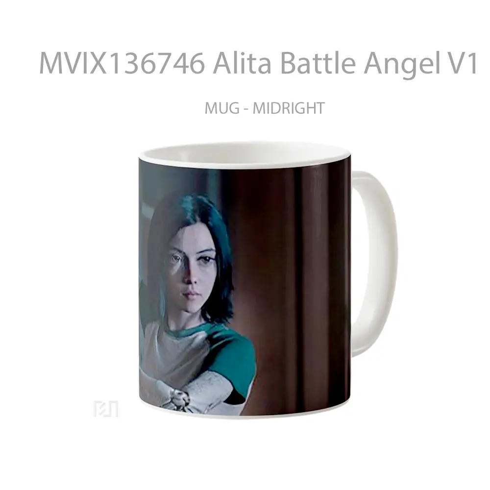 Mug Alita Battle Angel V1 Gelas Fantasi - All-side / Desain
