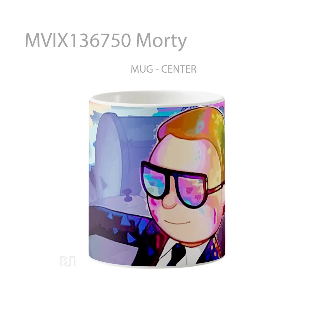 Mug Morty Gelas Keramik Unik