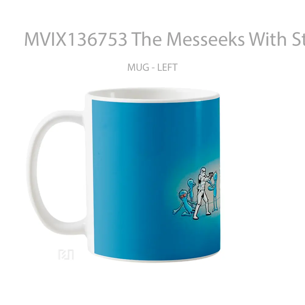 Mug The Messeeks With Stormtrooper Gelas Star Wars - All-side / Desain