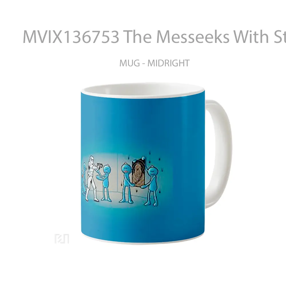 Mug The Messeeks With Stormtrooper Gelas Star Wars - All-side / Desain