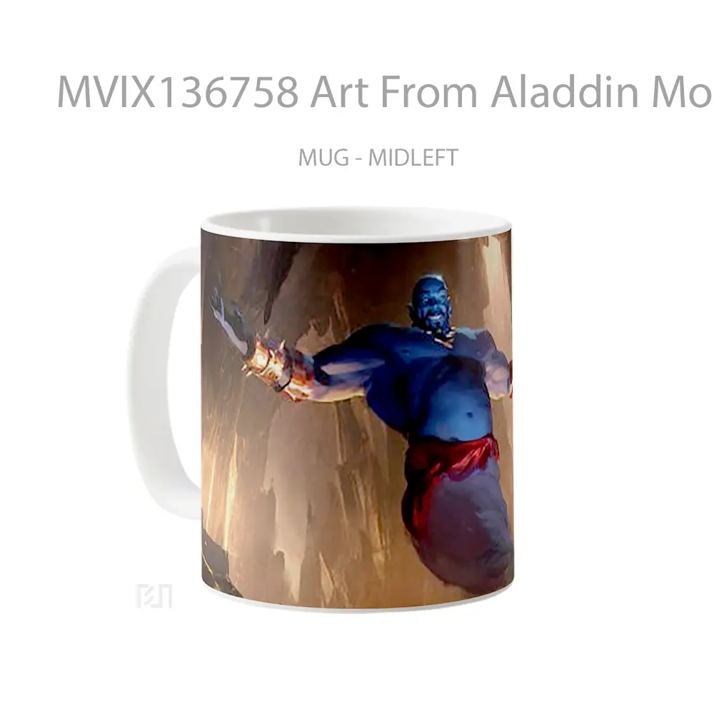 Mug Art From Aladdin Movie Gelas Keramik Unik - All-side / Desain