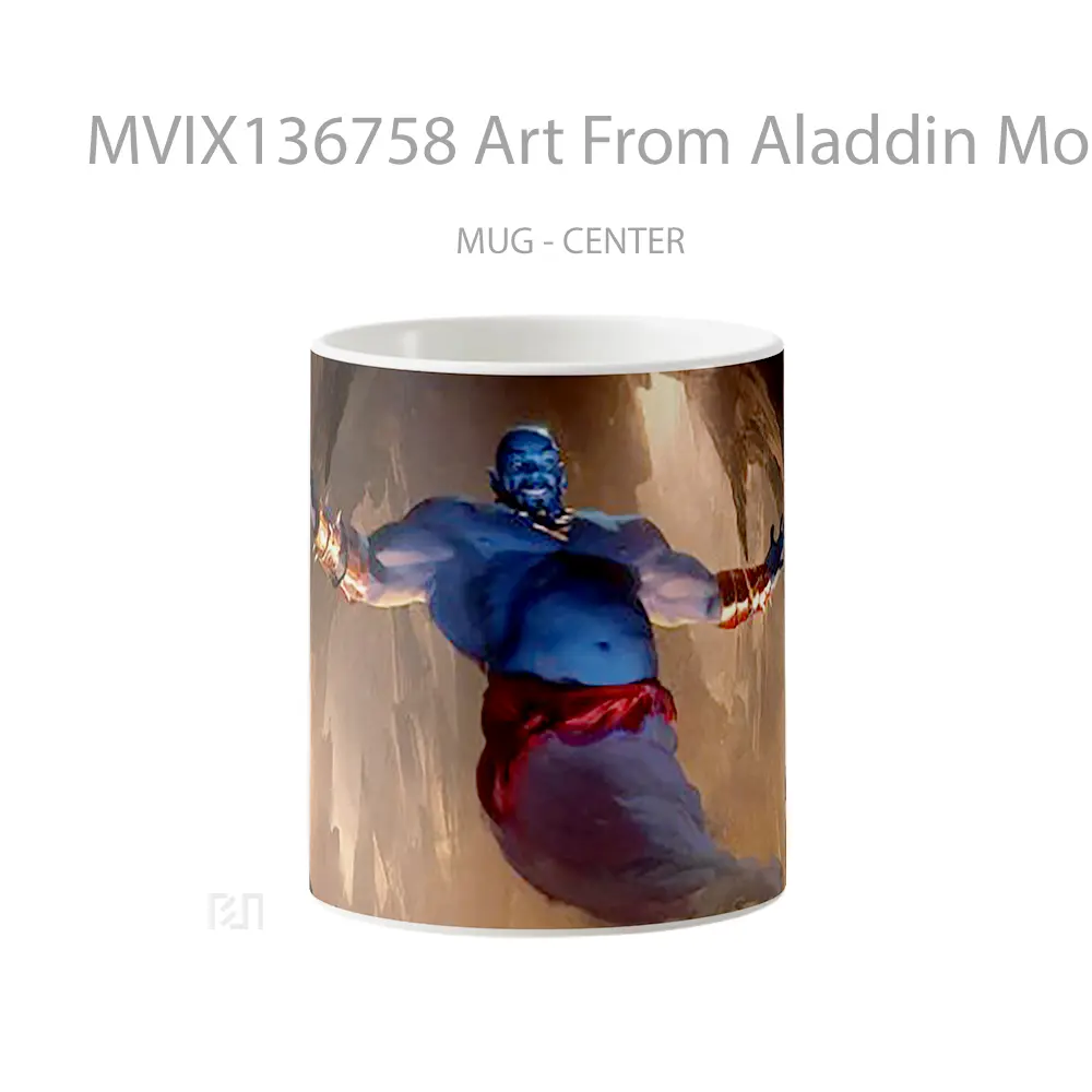 Mug Art From Aladdin Movie Gelas Keramik Unik