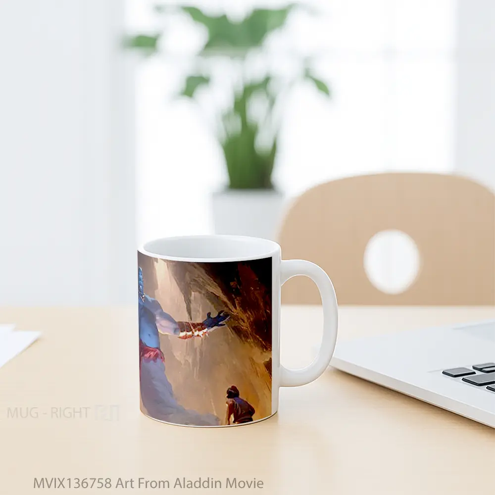 Mug Art From Aladdin Movie Gelas Keramik Unik - All-side / Desain